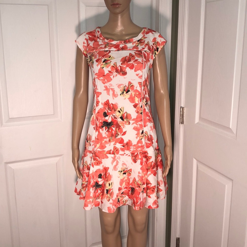 DKNY Pink Print Dress 2